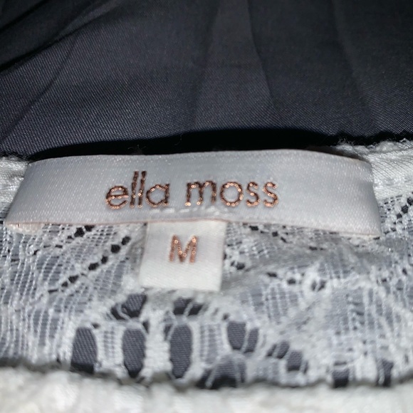 sheer white ella moss top - Picture 2 of 2